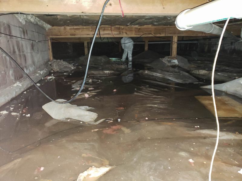 Completed Crawlspace with Vent Covers