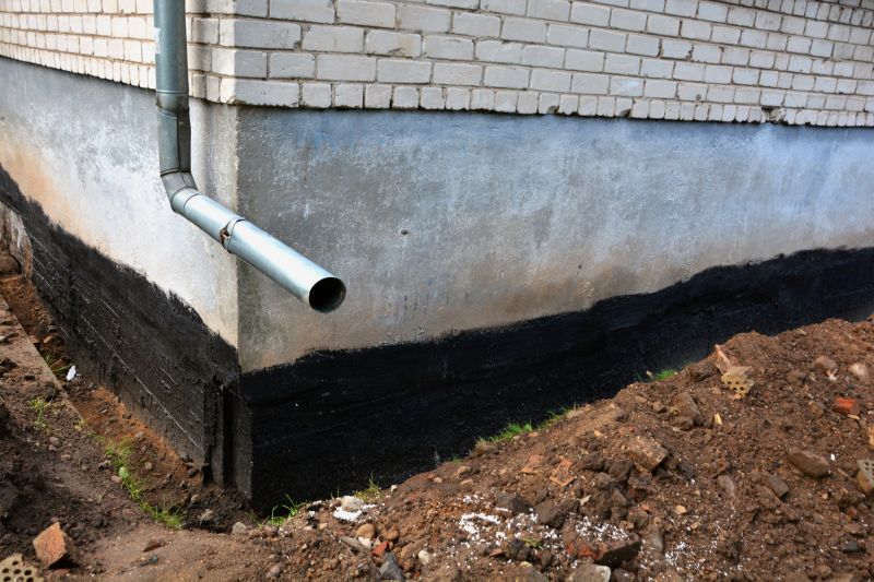 Repaired Foundation with Proper Drainage